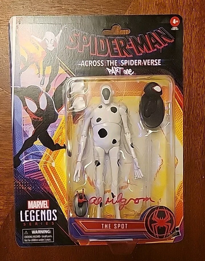 SIGNED Al milgrom “THE SPOT” Marvel Legends Across The Spider-Verse Figure w/pic