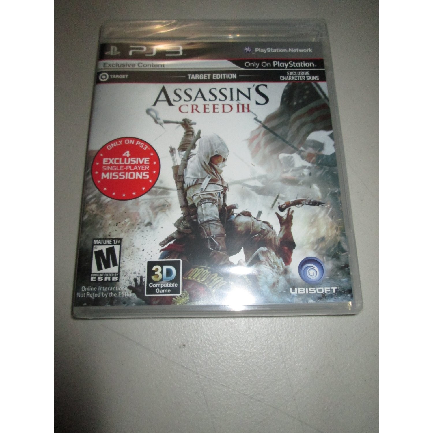 ASSASSIN&rsquo;S CREED III Target Edition Sony Playstation 3, 2012