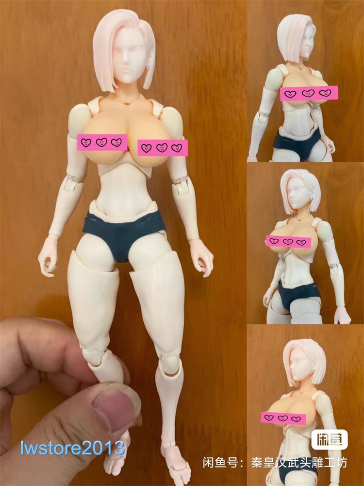 1/12 Large Breast Cover Bust Model For 6&Prime; Female Romankey Action Figure Body Toy