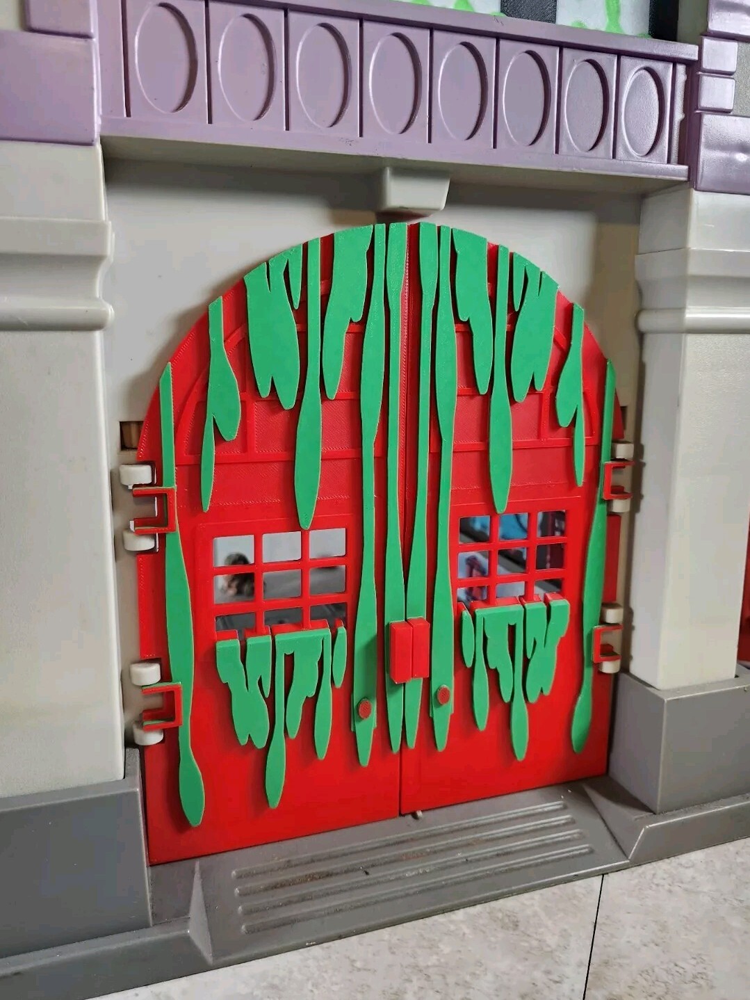 Replacement Firehouse Door Set for Kenner Ghostbusters Firehouse – 3D Custom Set
