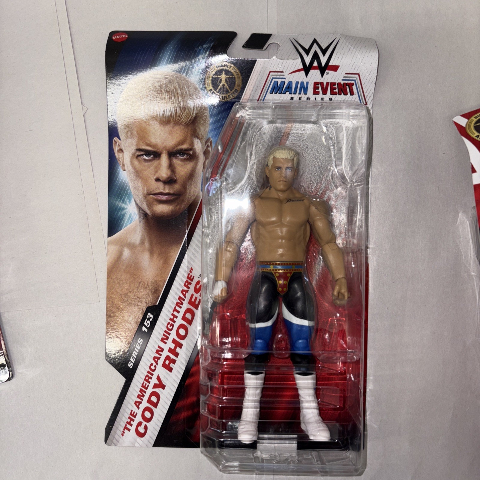 WWE CODY RHODES 6&Prime; FIGURE MAIN EVENT SERIES 153 2024 NEW Damaged