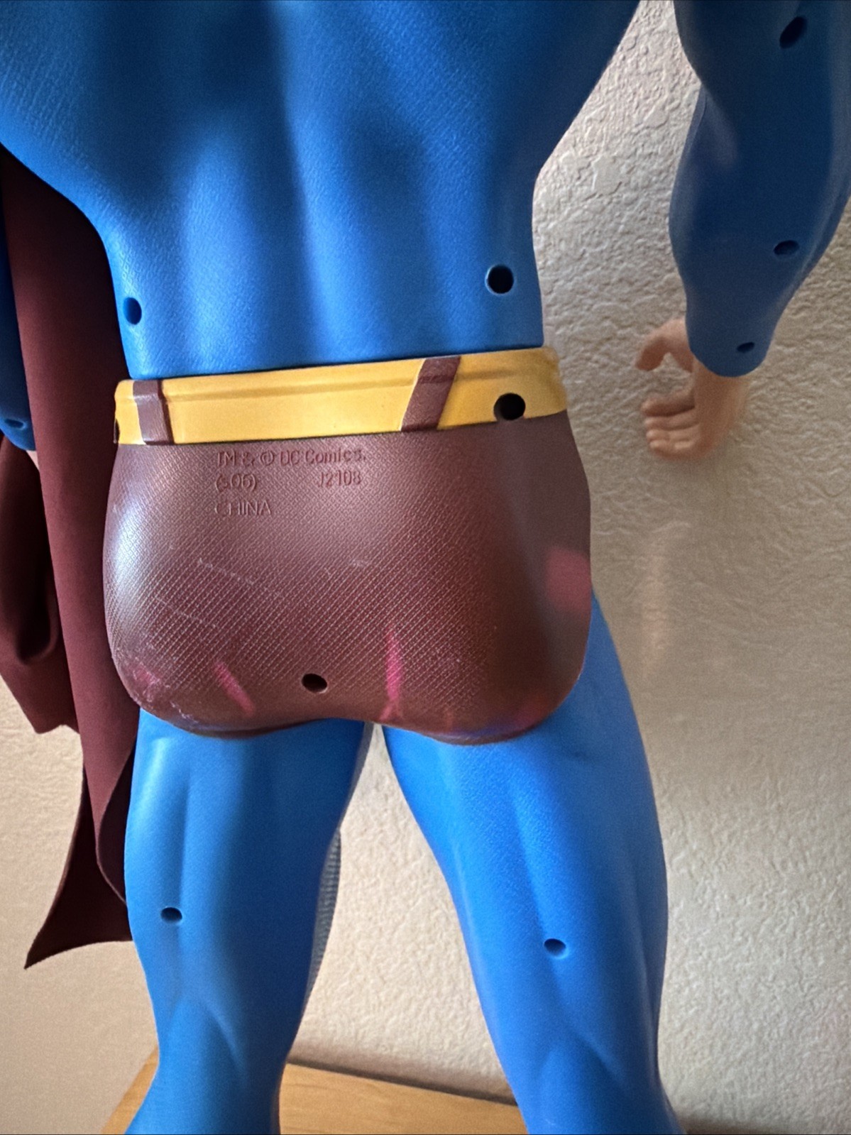 Superman Action Figure DC comics (30&Prime;)(s06) J2108 with original cape