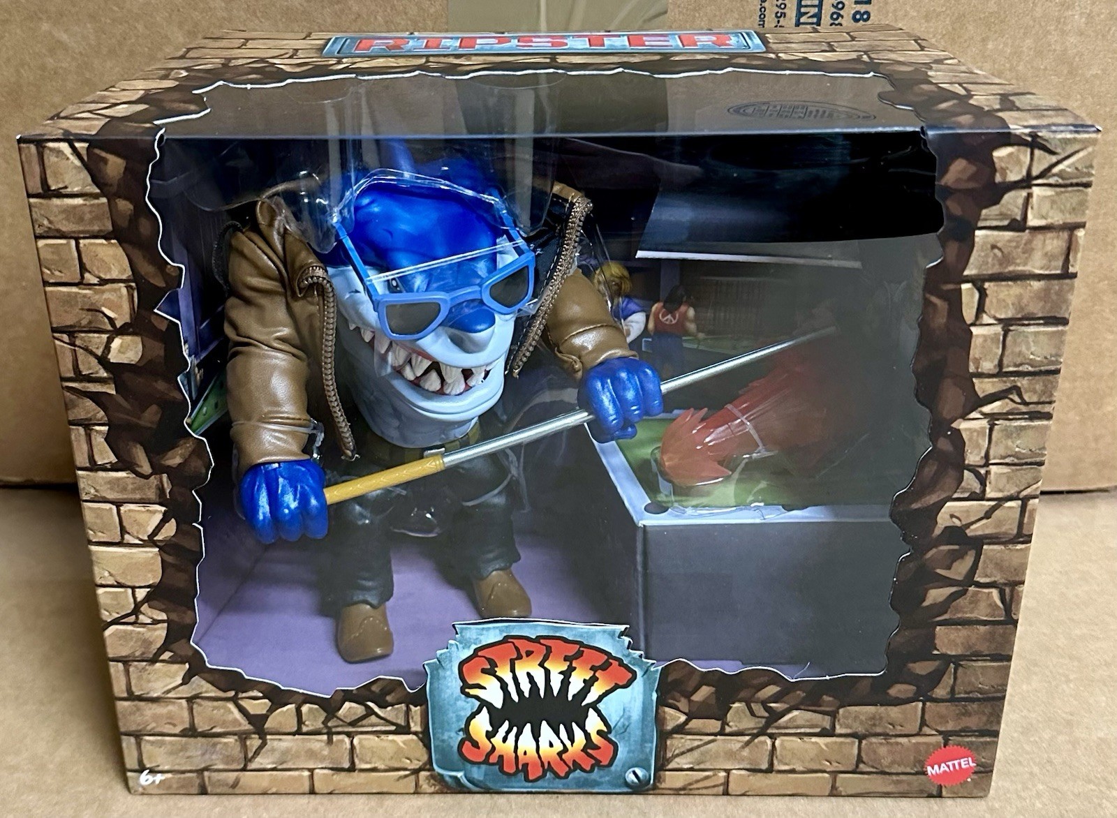 STREET SHARKS 2024 SDCC 30th Anniversary Ripster « A Shark Among Us » Figure