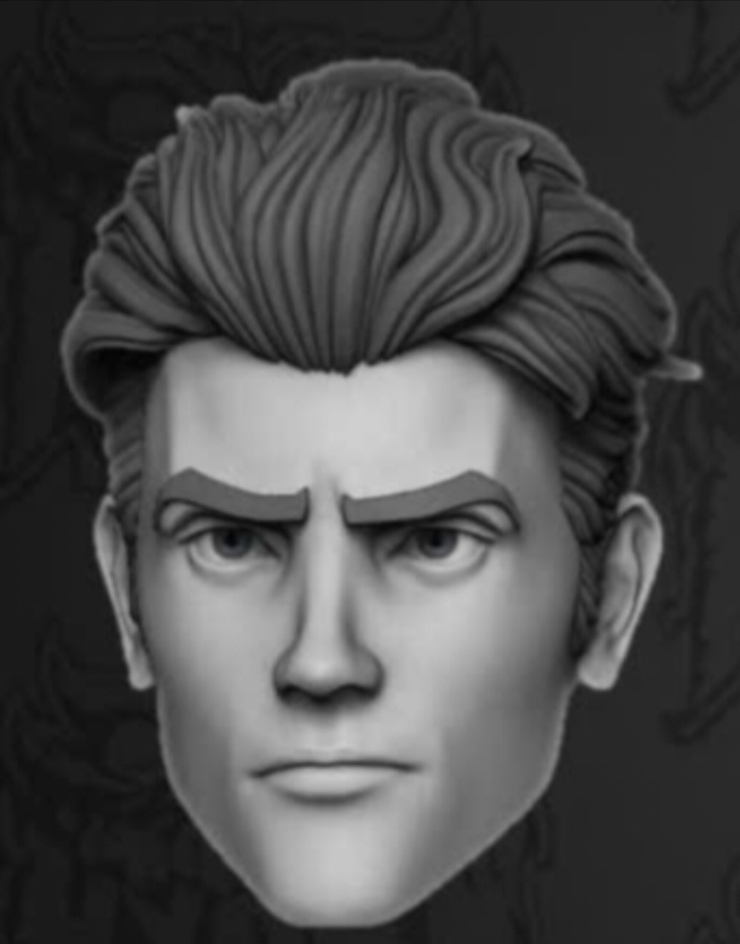 3d Printed INVINCIBLE Unmasked MARK HEAD#1 1:12 6&Prime; Classified Legends SCALE