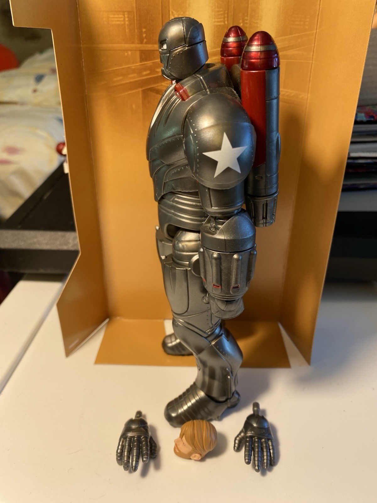 Marvel Legends Hydra Stomper Steve Rogers Complete What If BAF Build Figure 2023