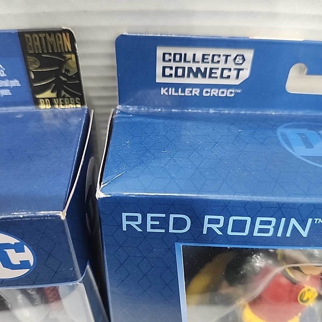 DC Multiverse Collect & Connect Killer Croc BAF Red Robin Batman And Katana Set