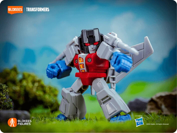 Blokees Transformers Defender Version 2 Starscream w/ Vehicle Mode Model Kit!