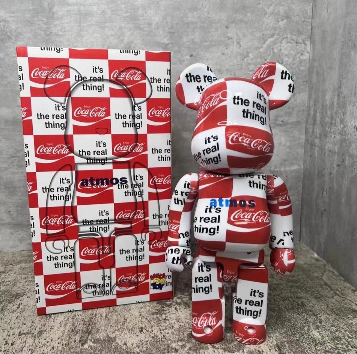 Bearbrick400% Coca-Cola Co-branded Figure 11 Inches Bedroom Decor Ornament