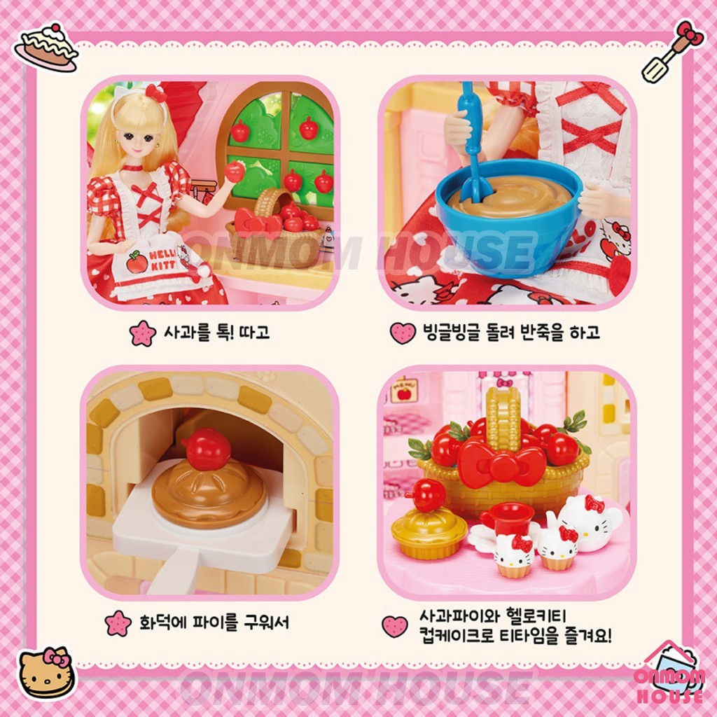 Hello Kitty Mimi Apple House – Korean Mimi Dollhouse Decorated with Hello Kitty