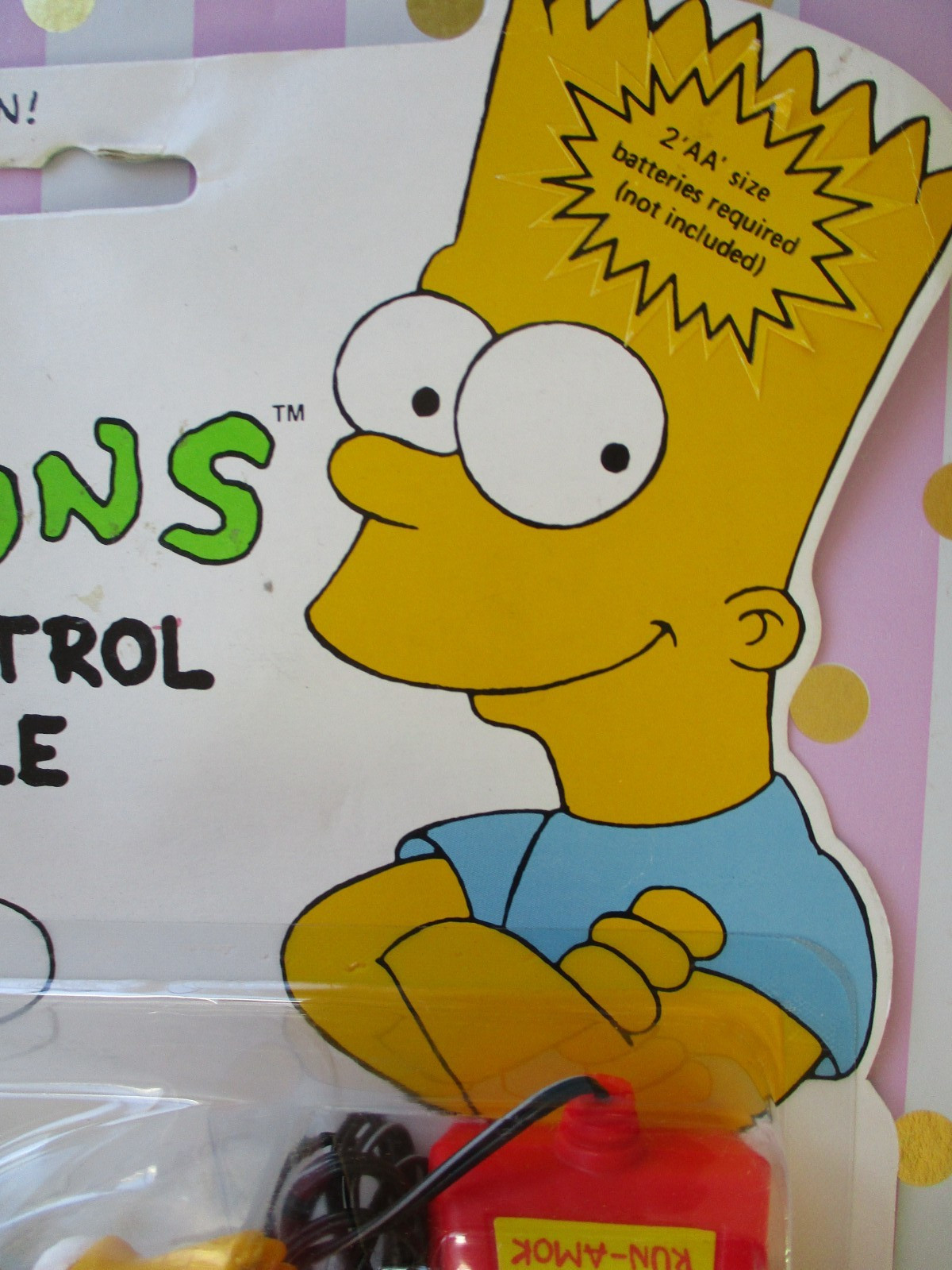 The Simpsons 1990 Bart&rsquo;s Remote Control Quad Cycle-Mattel #8531-Unopened