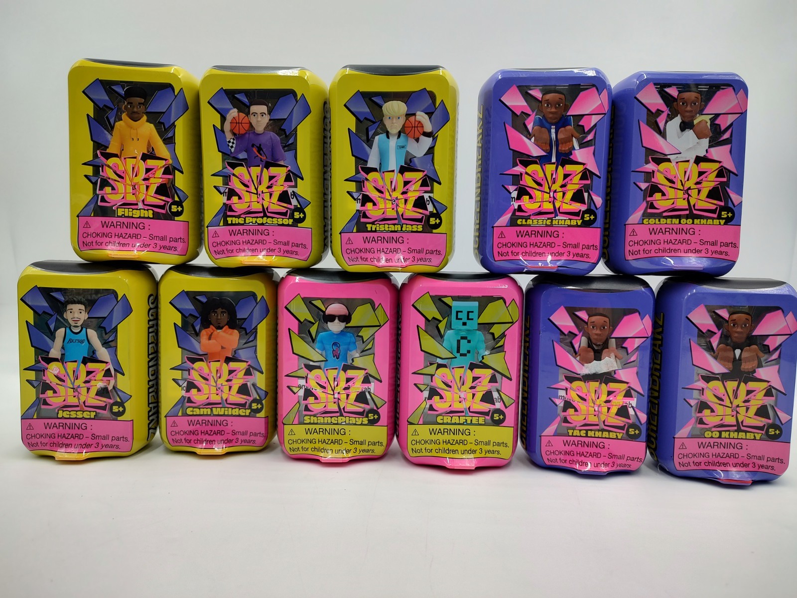 SBZ Toys Sealed New Lot 11 Characters Screen Breakz ScreenBreakz No Duplicates