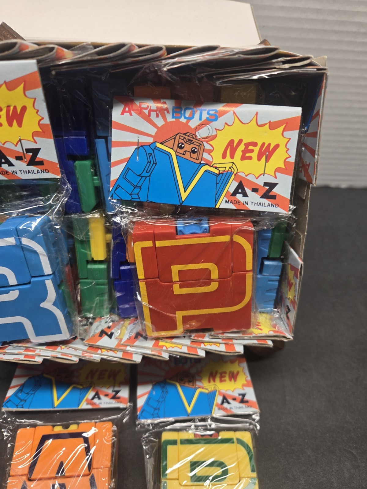 Vintage 1985 Alpha-Bots Complete A-Z Set – Sealed, NIB, Made in Thailand, NOS
