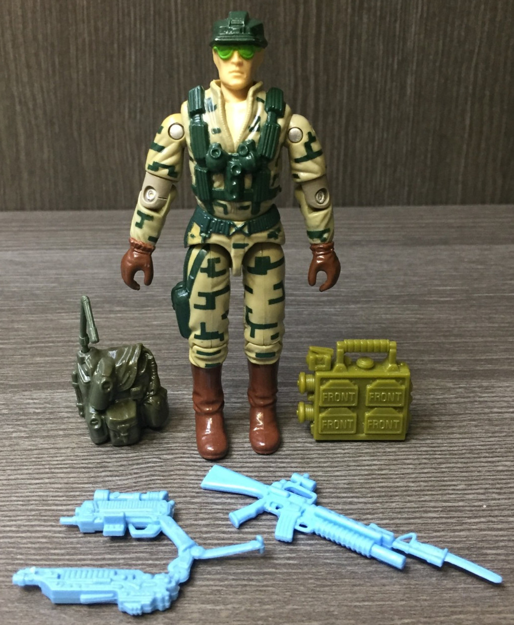 1989 GI JOE RECOIL v1 100% Complete Hasbro ARAH Vintage Figure