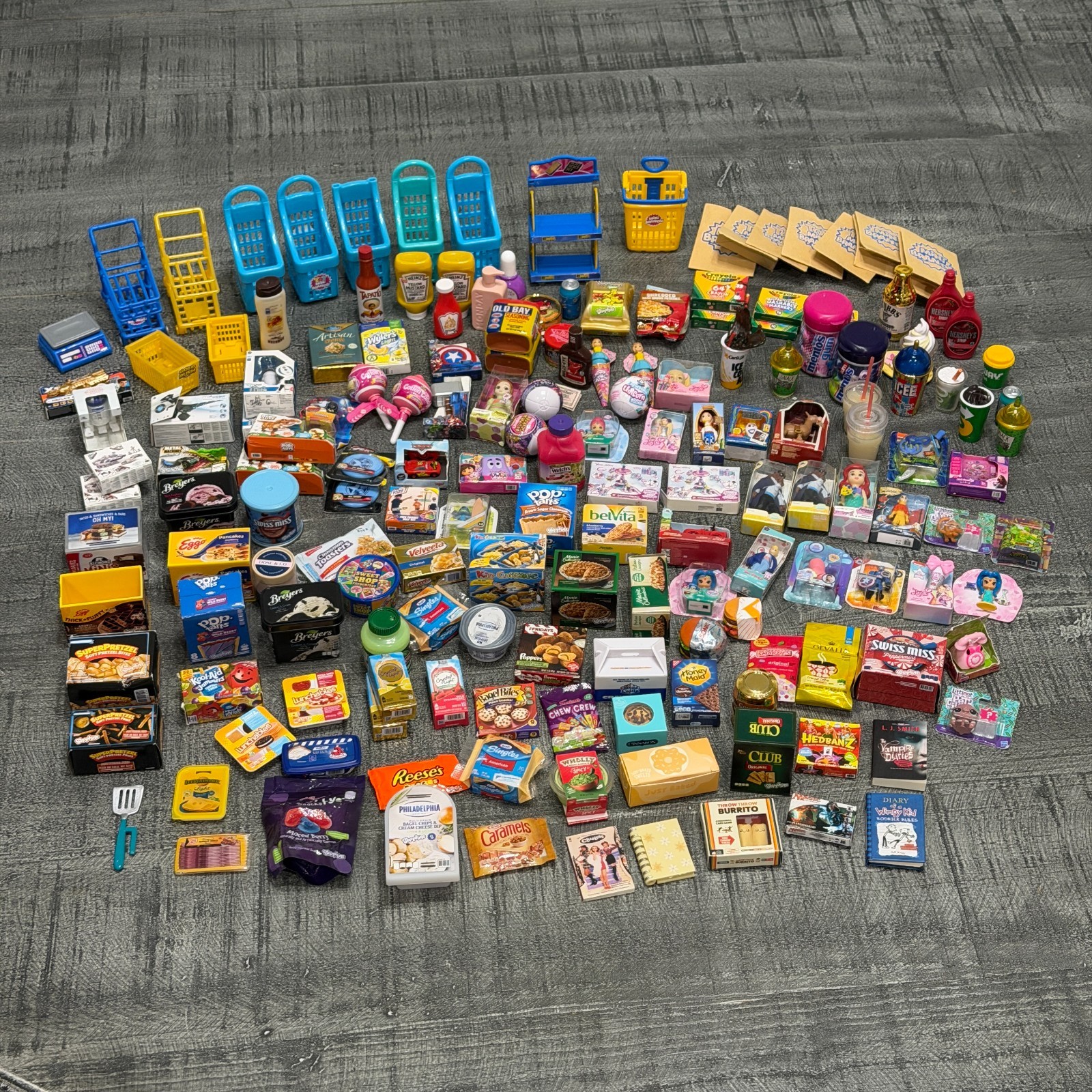 HUGE Lot of Zuru Mini Brands 170 Pieces Food And Toys Mixed Lot