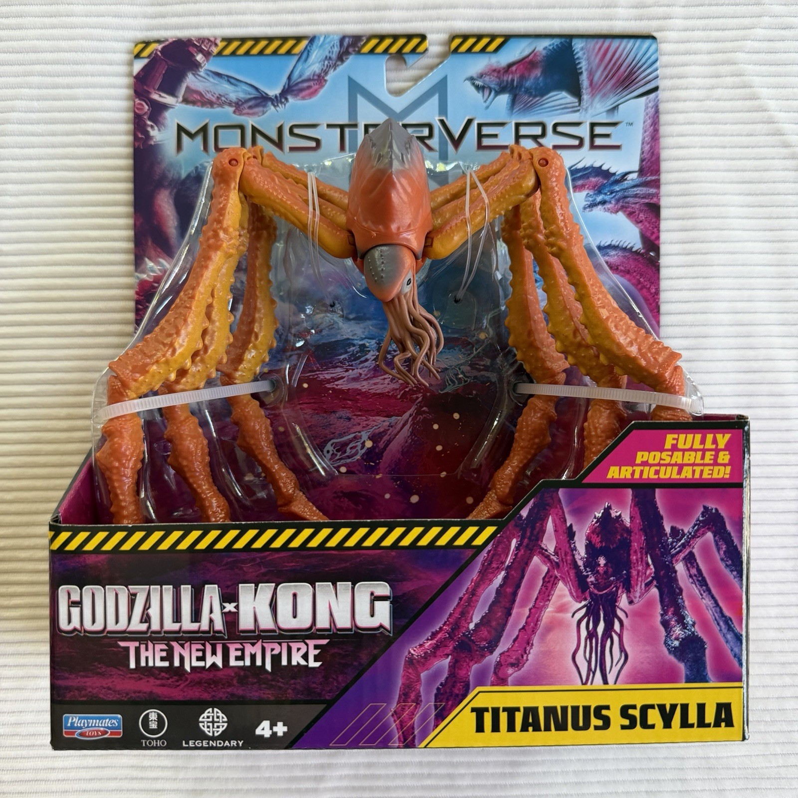 2025 MonsterVerse Godzilla x Kong The New Empire Titanus Scylla 6&Prime; Action Figure