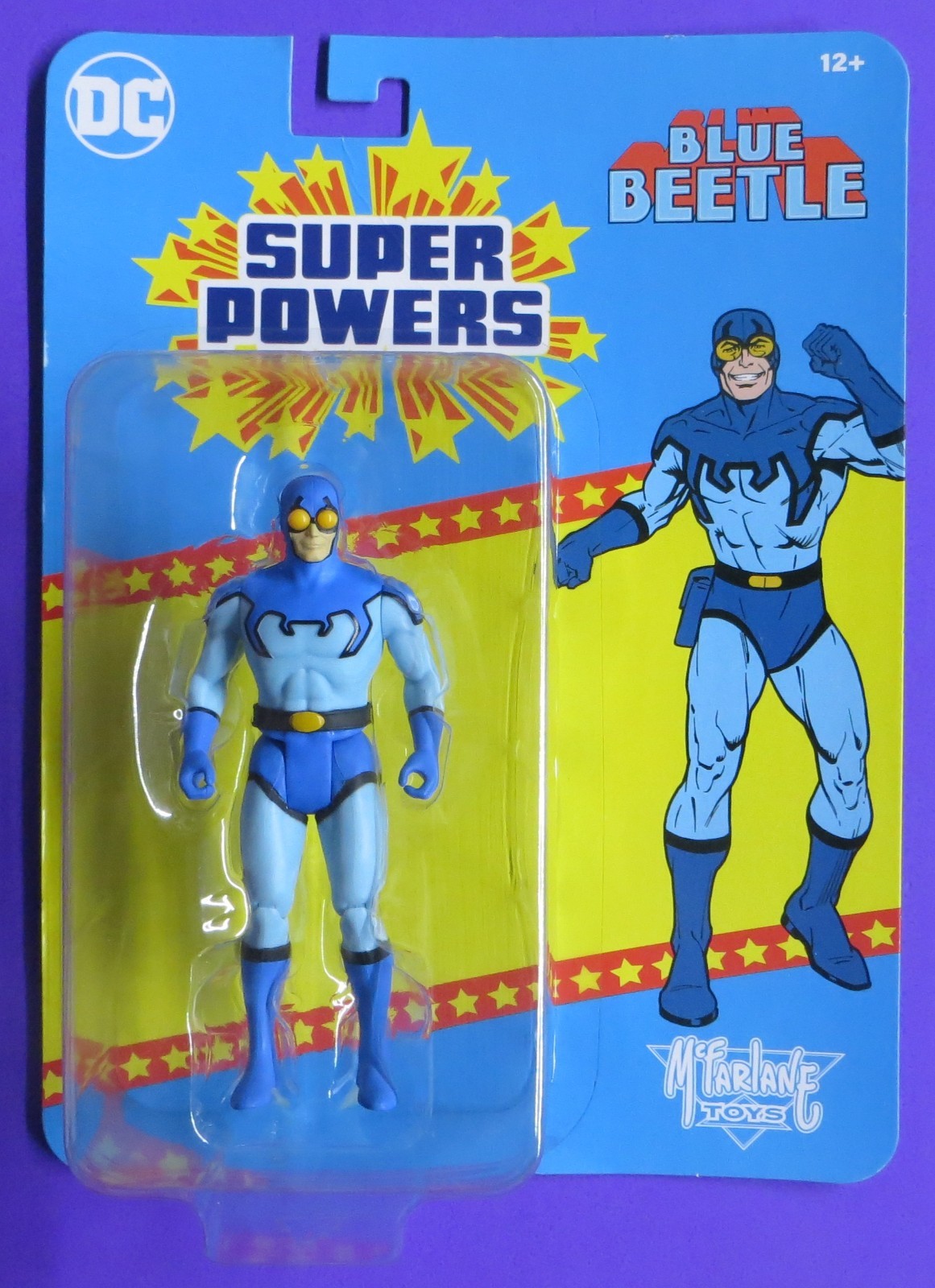 LOOSE MCFARLANE SUPER POWERS LOT SET BLUE BEETLE BRAINIAC NIGHTWING BOOSTER GOLD