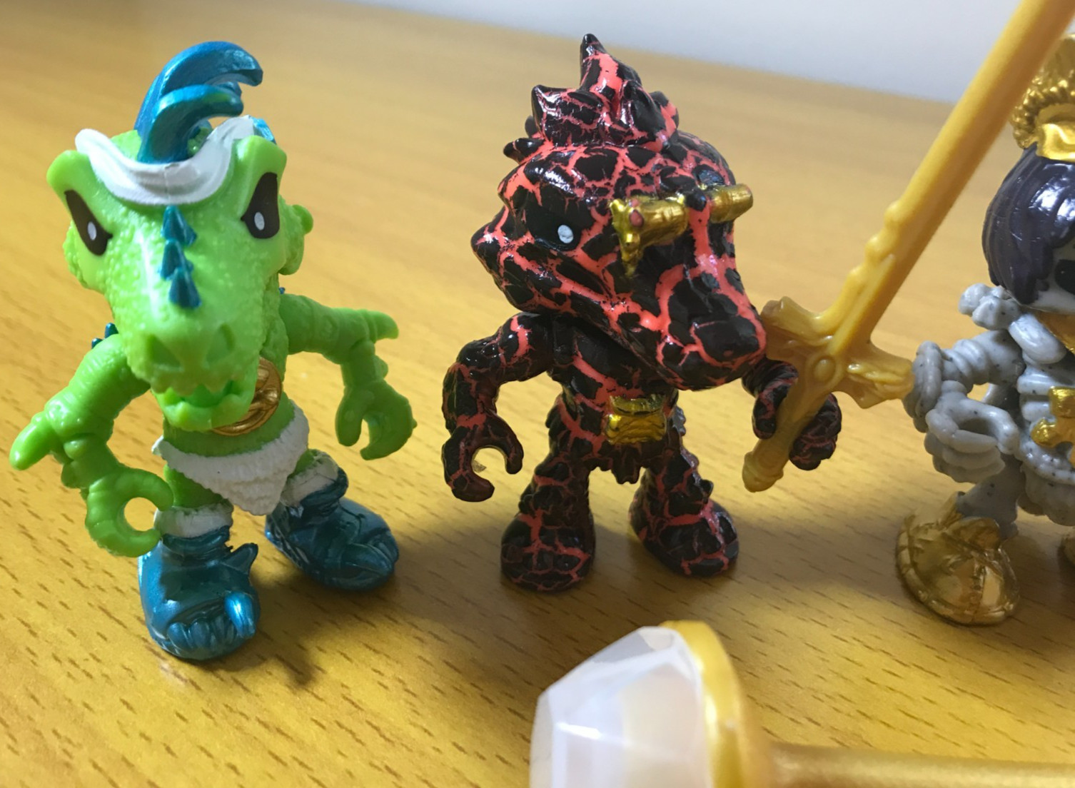 Treasure X Action Figures Lot of 4 with Weapons & Accessories