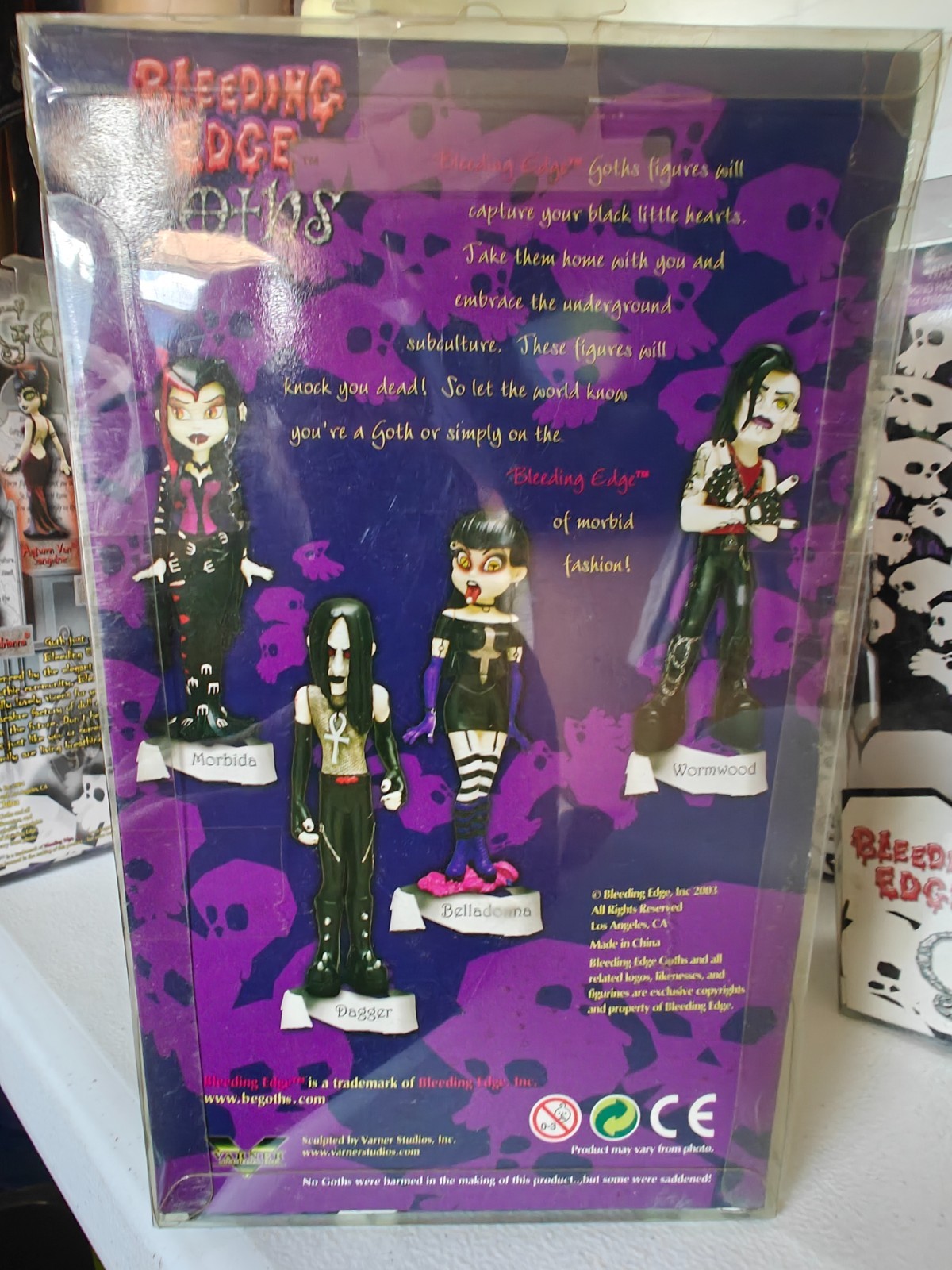 Bleeding Edge Goths – Large Lot, 7 Figures, Original 4 – 7&Prime;, Rare/Exclusive