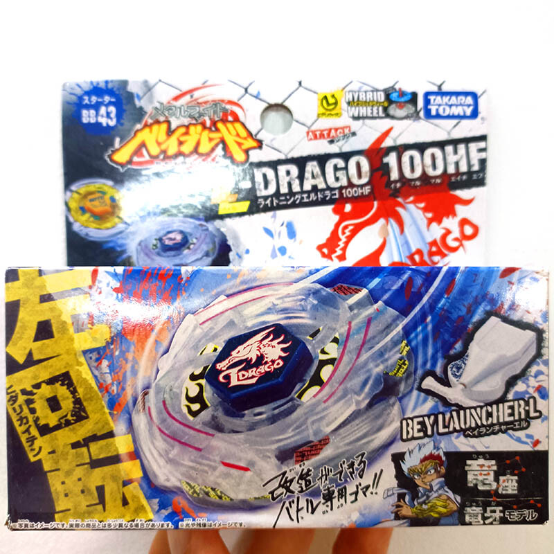 Tomy Takara Lightning L-Drago 100HF Beyblade Metal BB43 New In Stock