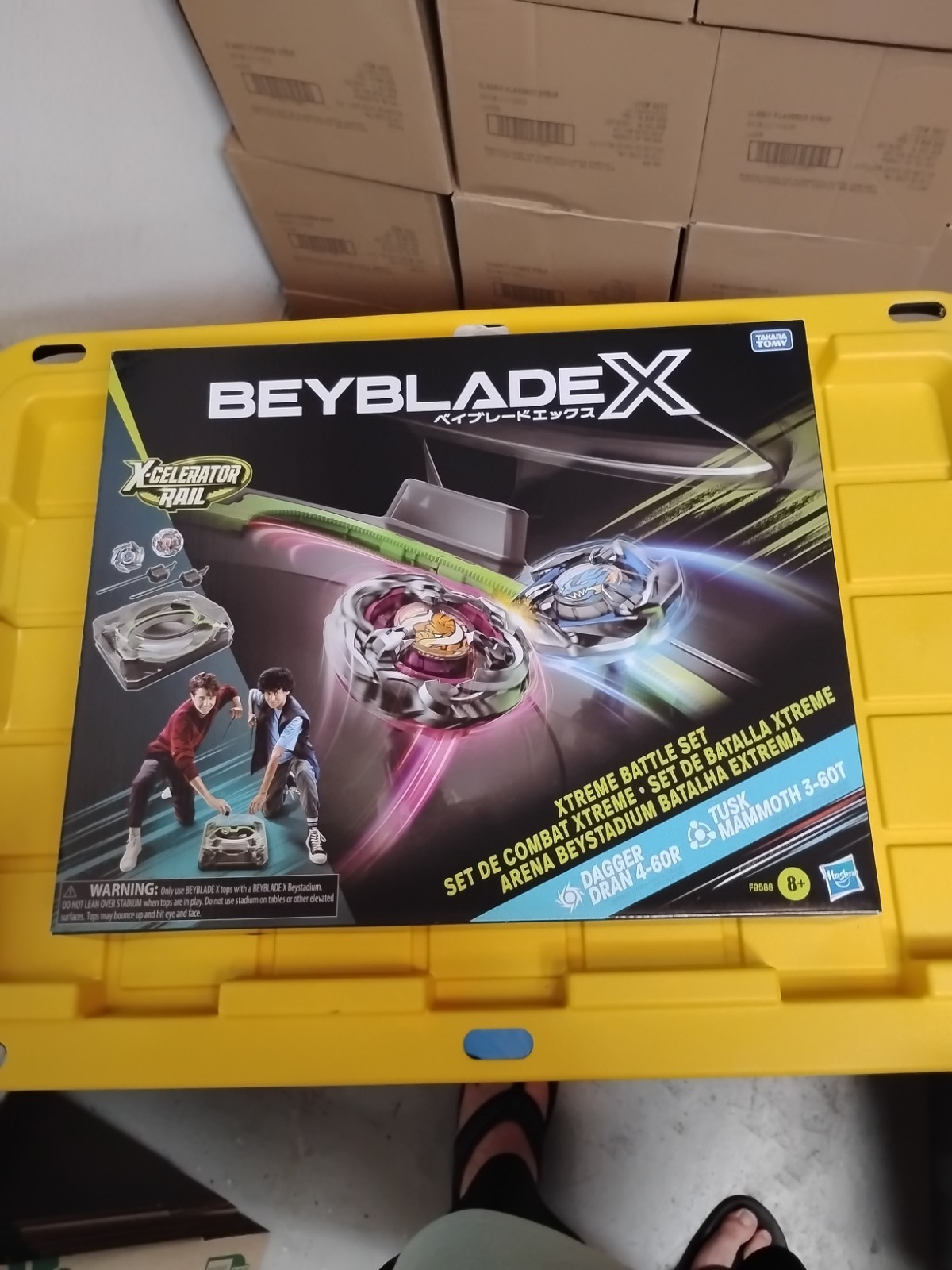 Beyblade X Xtreme Battle Set, Stadium, 2 Spinning Tops, 2 Starters (A27)