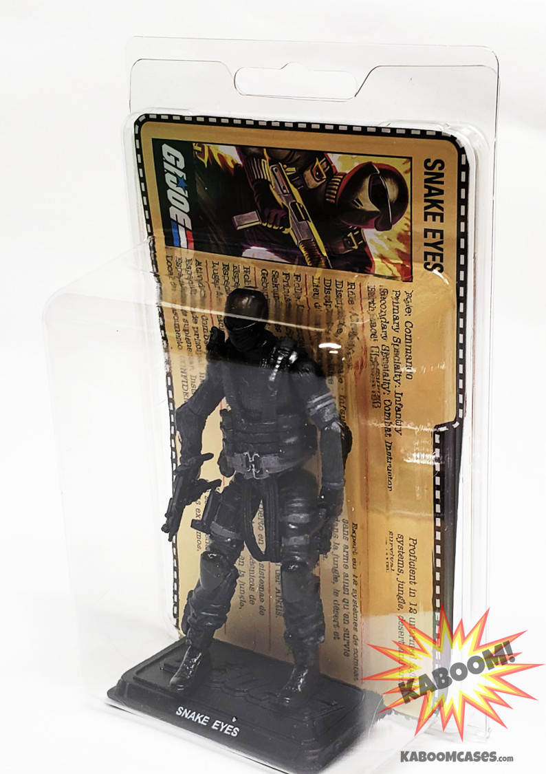 10 x GI Joe Clamshell Action Figure Protective Cases 3.75&Prime; Fits File Card