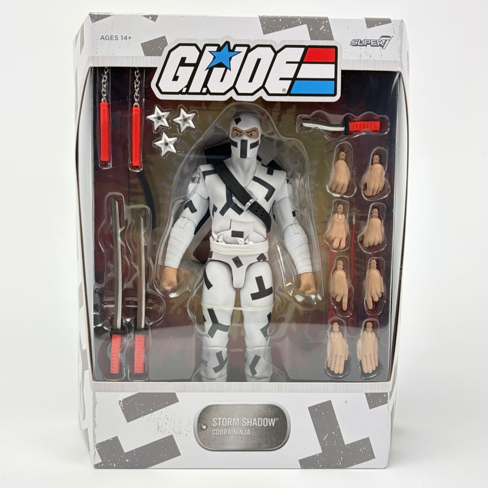 Super7 GI Joe Ultimates Storm Shadow Camouflage 7 Inch Figure Exclusive New