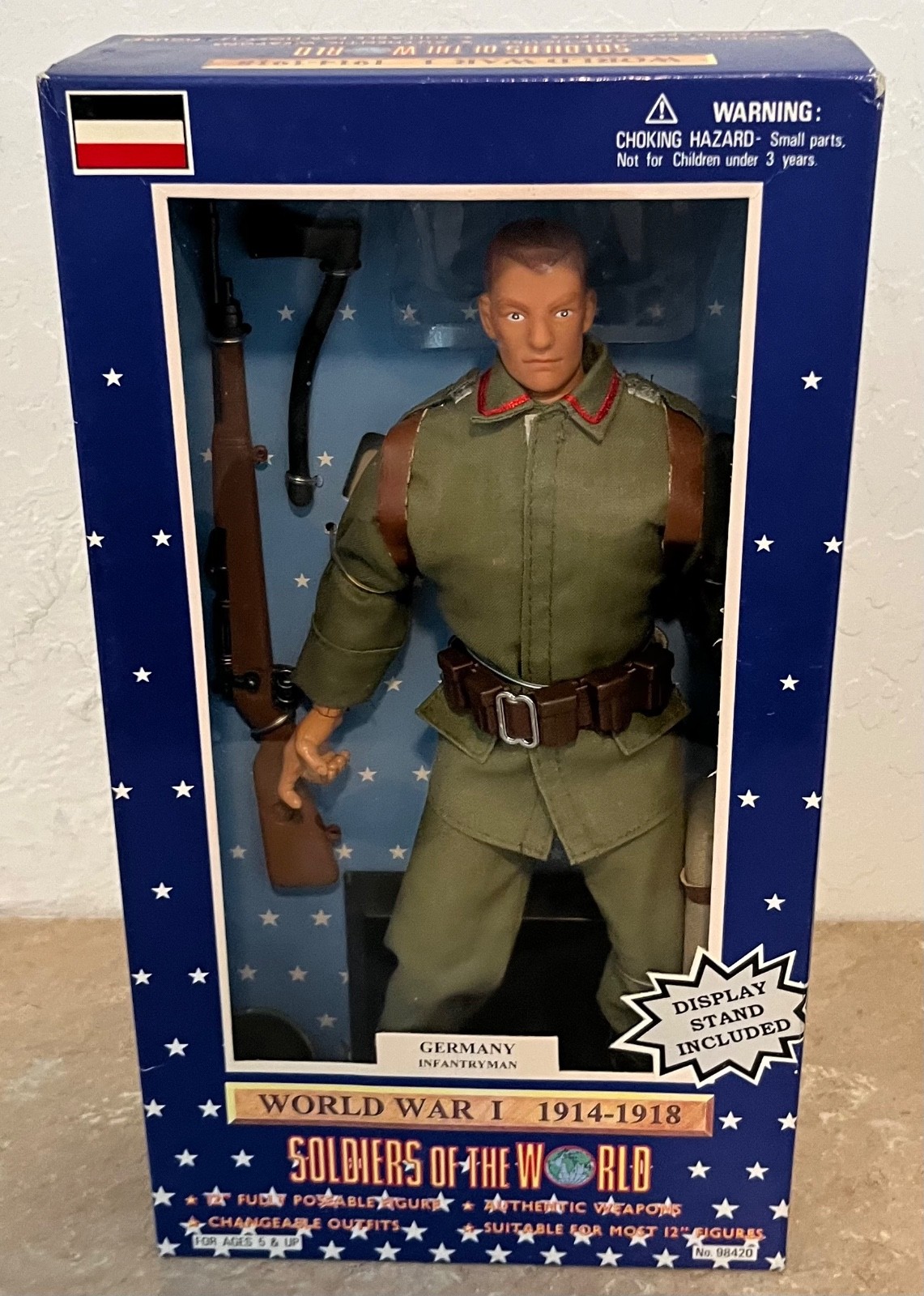 Soldiers Of The World World War I Germany Infantryman-Corporal 12&Prime; Figure