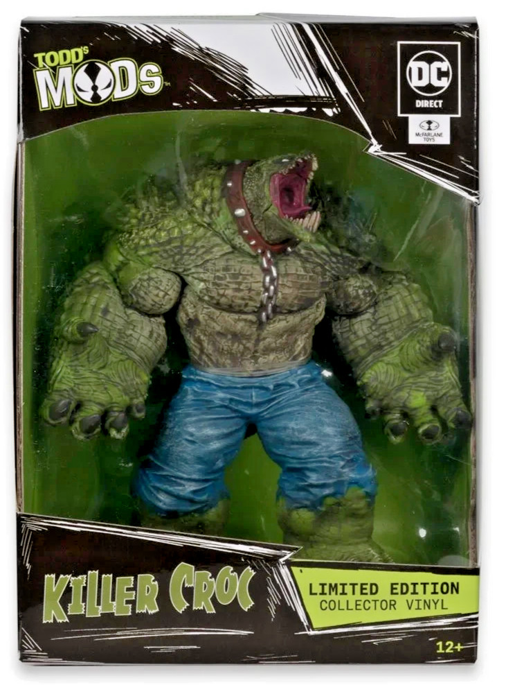 DC Direct Killer Todd’s Mods Killer Croc Vinyl Figure – 4.5&Prime; Scale Posed Figure
