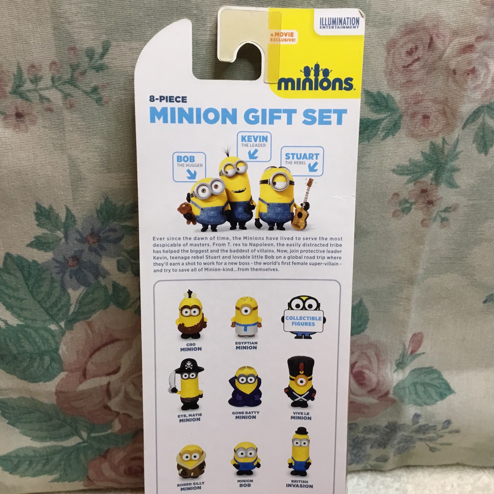 2010 Despicable Me Mini MINIONS Figures 8 piece gift set Walmart Thinkway 20160