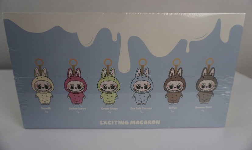 Authentic Labubu The Monsters Exciting Macaron Blind Box Complete Set of 6