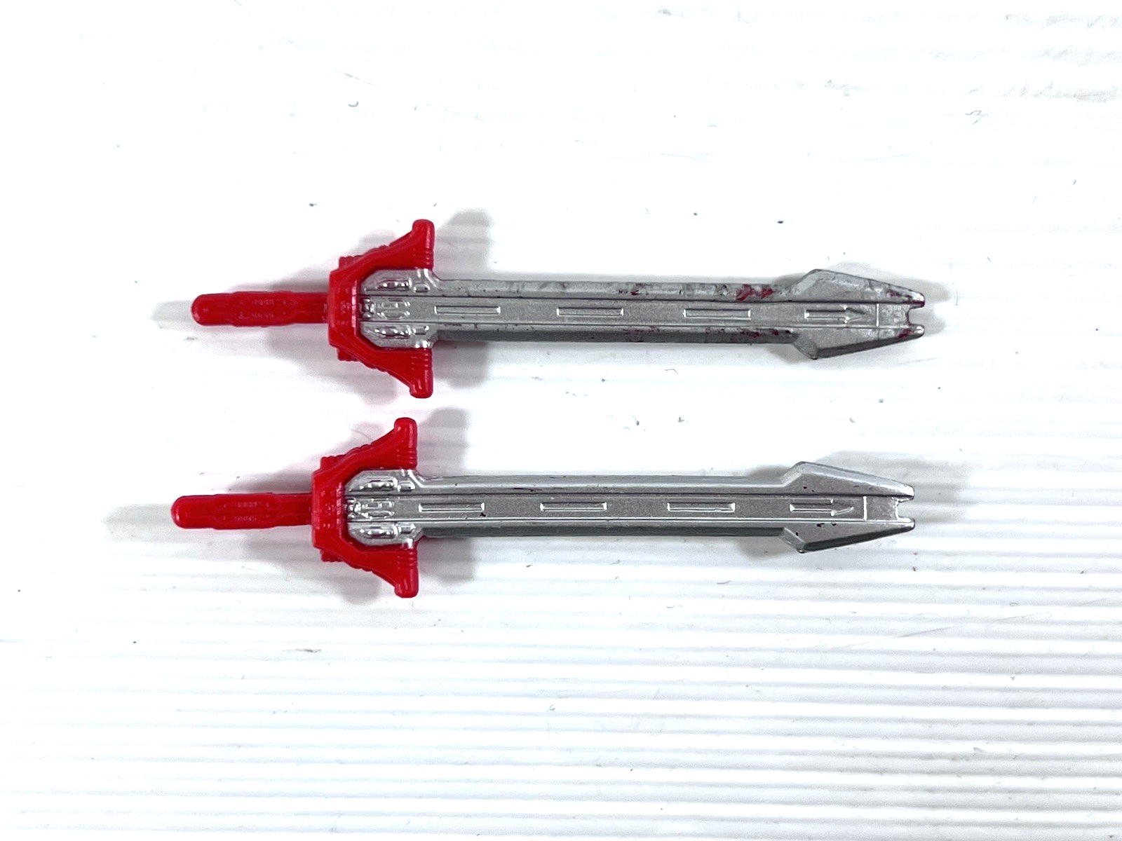 Power Rangers Super Megaforce Lot of 2 Red Ranger Swords Accessories 3&Prime; Inch