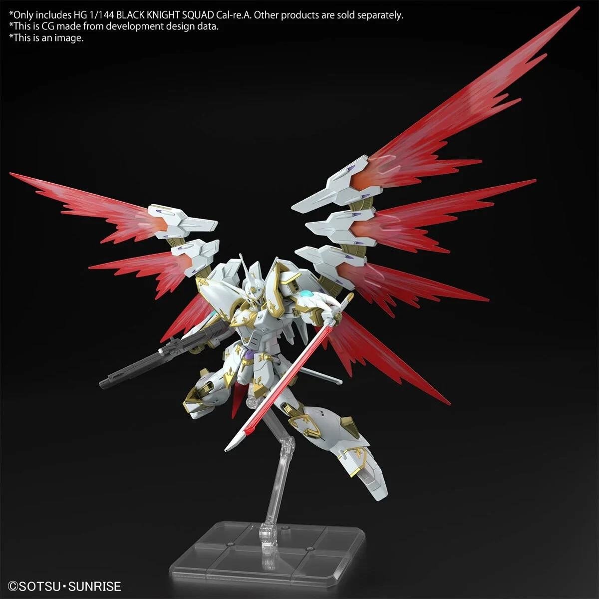 Mobile Suit Gundam Seed Freedom Black Knight Squad Cal-re.A High Grade 1:144