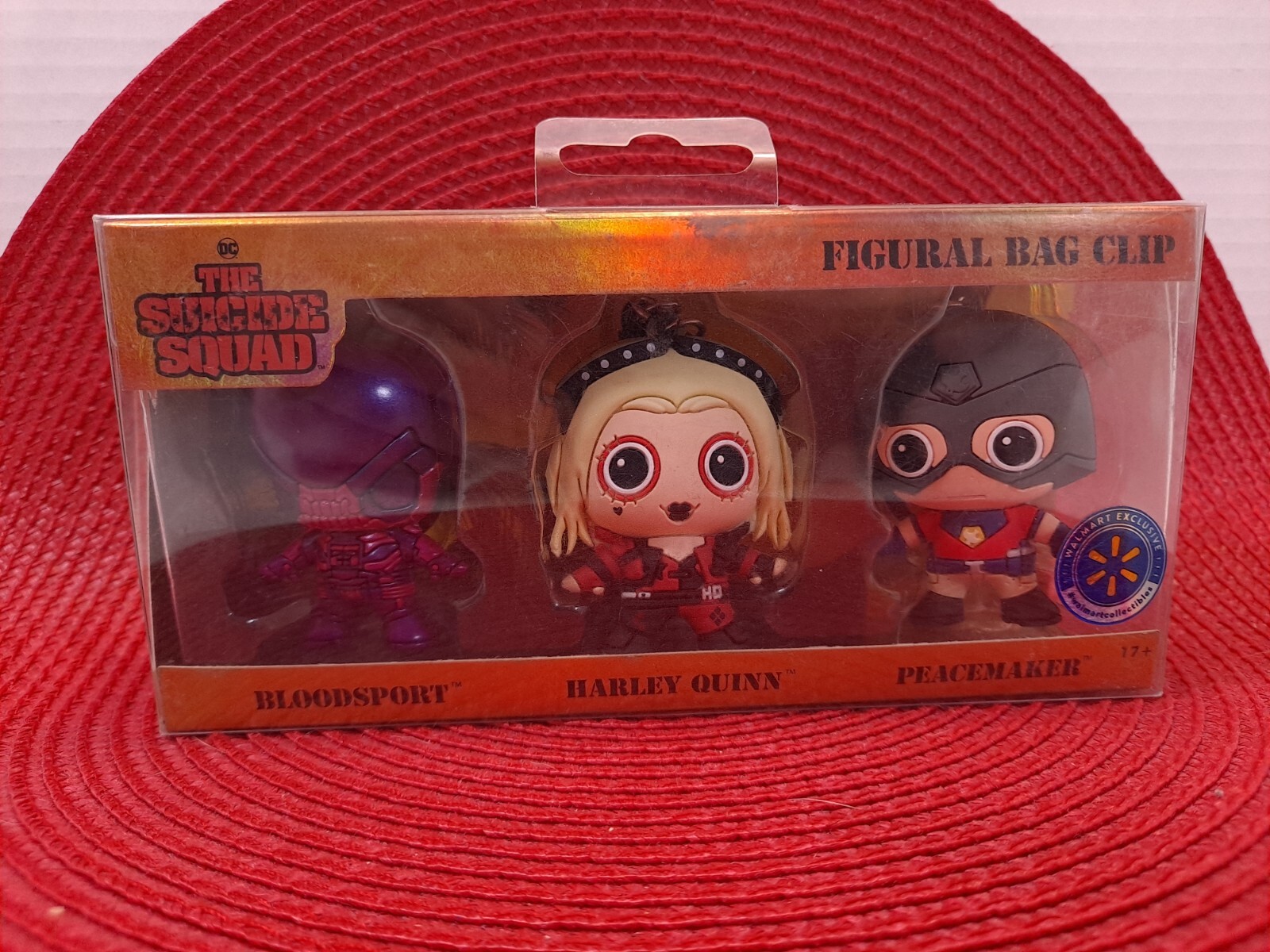 The Suicide Squad -Walmart Exclusive -Figural Bag Clip- Set of 3
