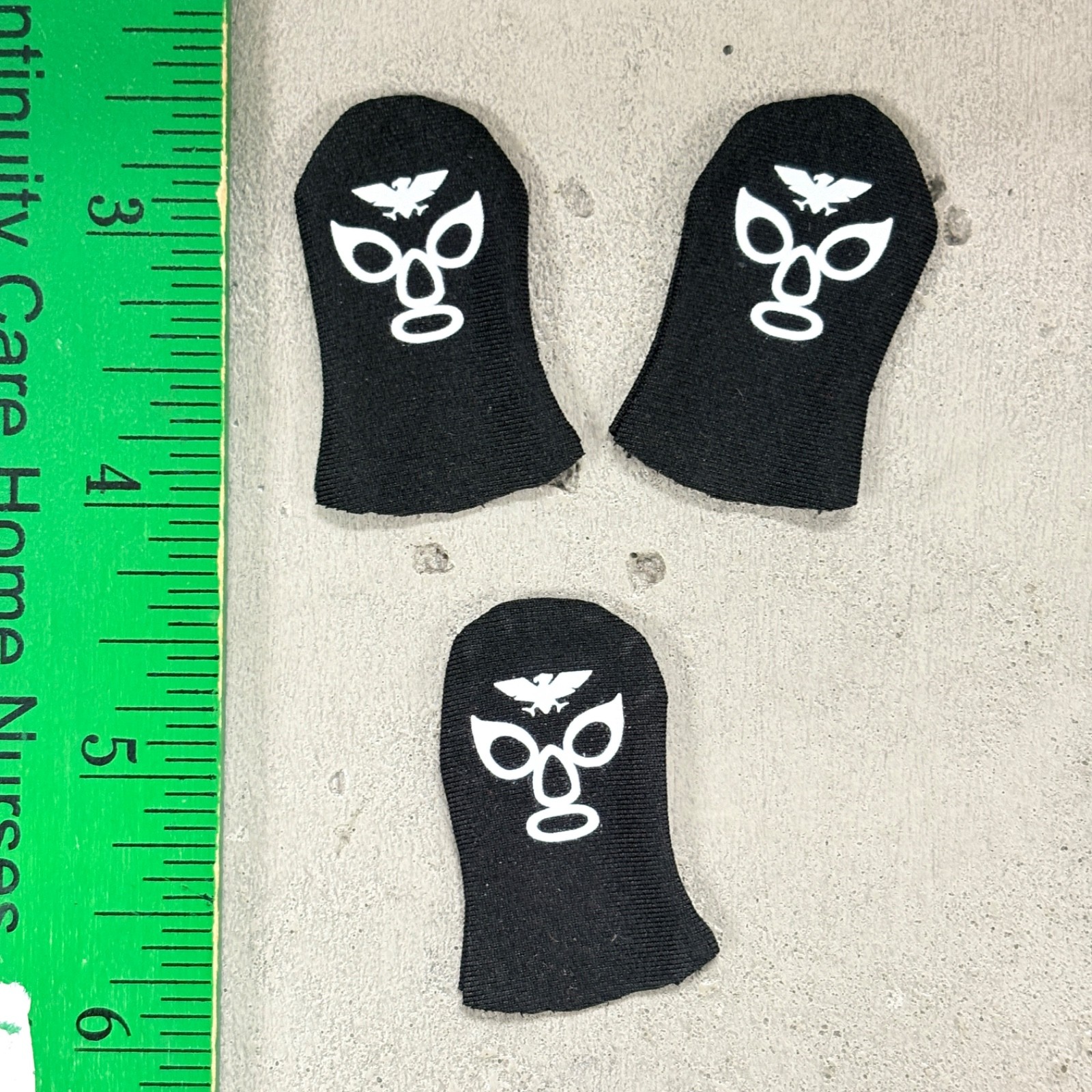 BW-SH-MSK: 1/12 fabric Shocker Mask (Set of 3) for 6&Prime; ~ 7&Prime; action figures