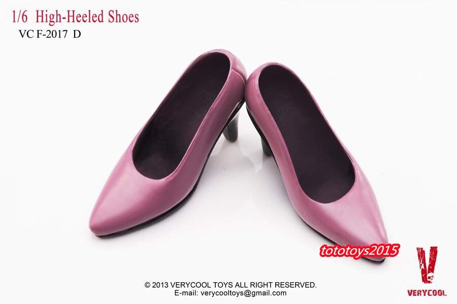 VERYCOOL VCF2017D 1/6 Purple High Heels Shoes Model F 12 » PH TBL Female Body