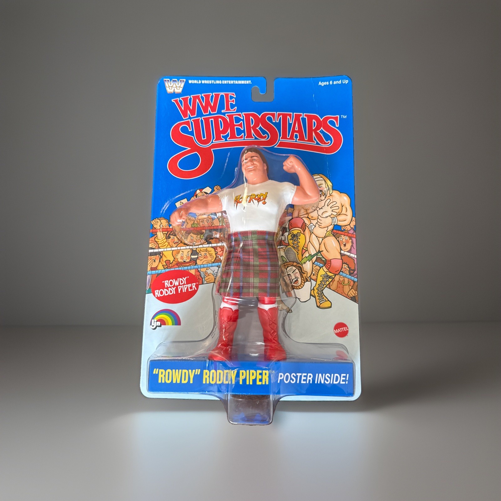 Mattel WWE Superstars LJN Series 2 ROWDY RODDY PIPER 1980’s 8&Prime; Retro Figure 2026