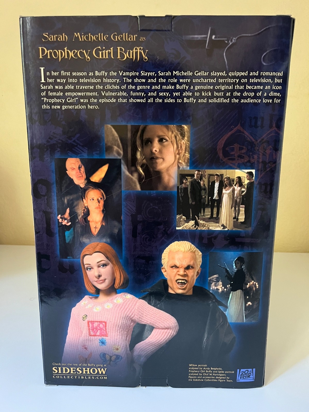 Sideshow Buffy the Vampire Slayer Prophecy Girl Buffy 12&Prime; Figure NIB 2004