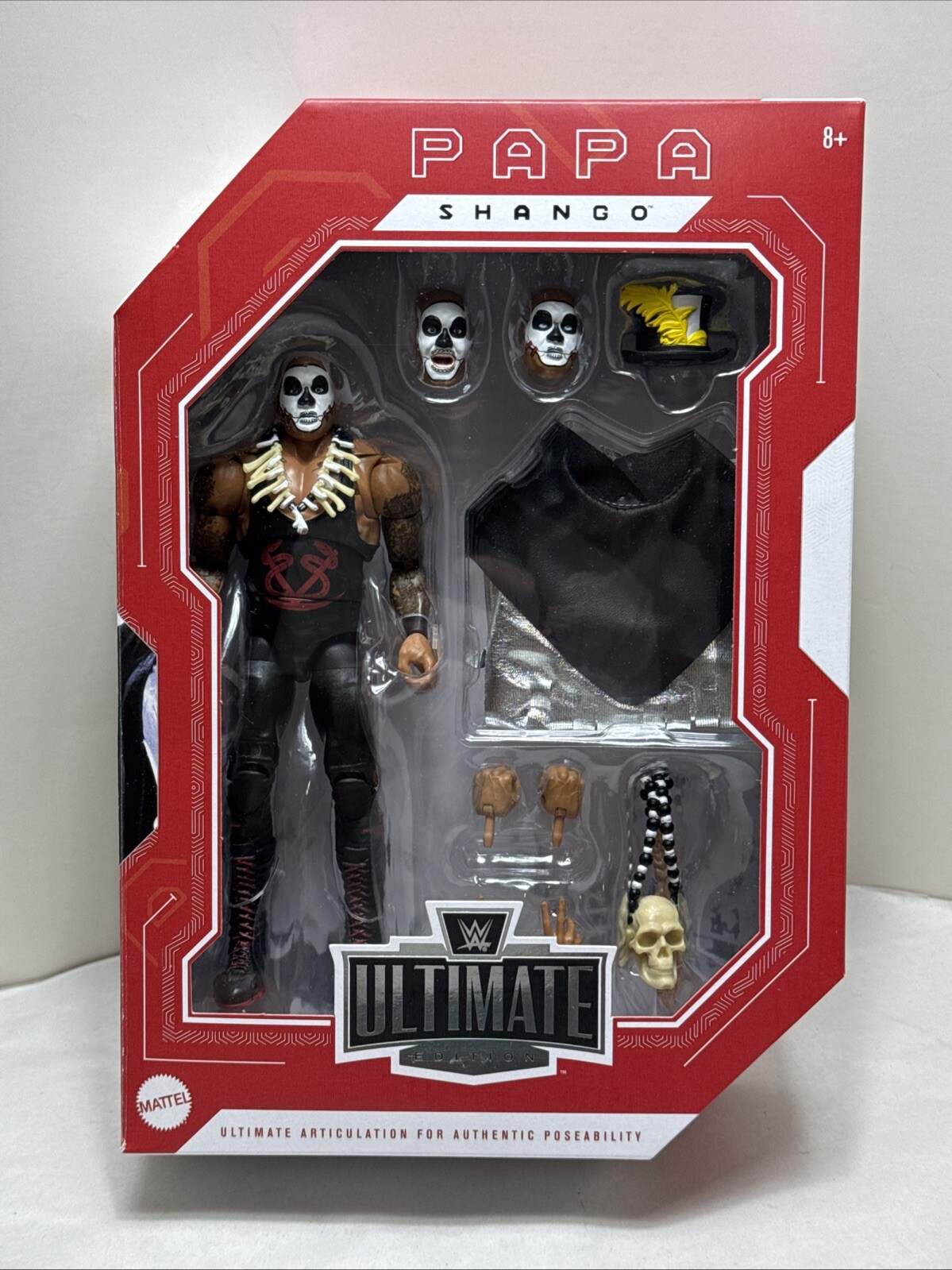 *DAMAGED BOX* WWE Ultimate Edition Grudges &rsquo;92 PAPA SHANGO 7&Prime; Exclusive Figure