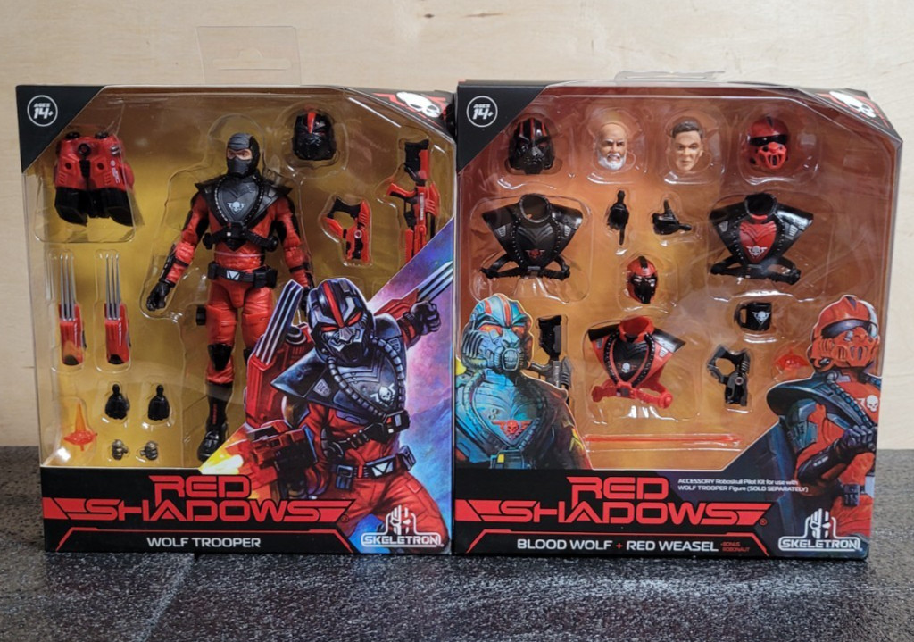Skeletron Red Shadows Wolf Trooper with upgrade set