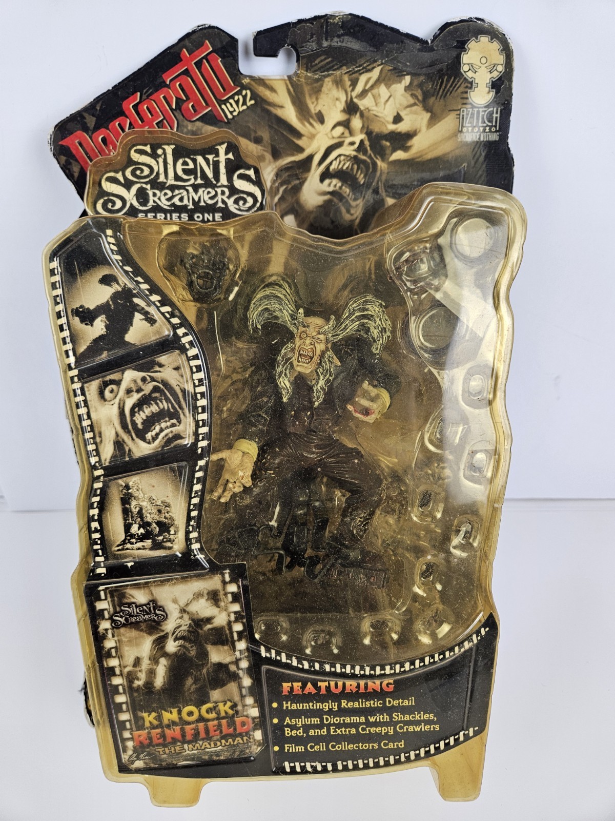 Vintage NOS SILENT SCREAMERS SERIES 1 « Nosferatu 1922 » Horror Toy Action Figure