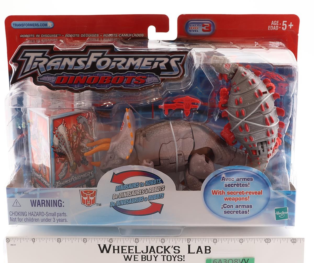 Triceradon & Slapper Transformers Armada Dinobots 2002 Hasbro NEW SEALED