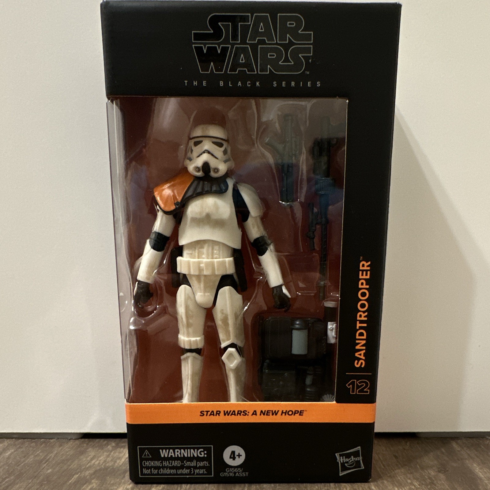Star Wars, The Black Series Sand Trooper Number 12 From Star Wars A New Hope