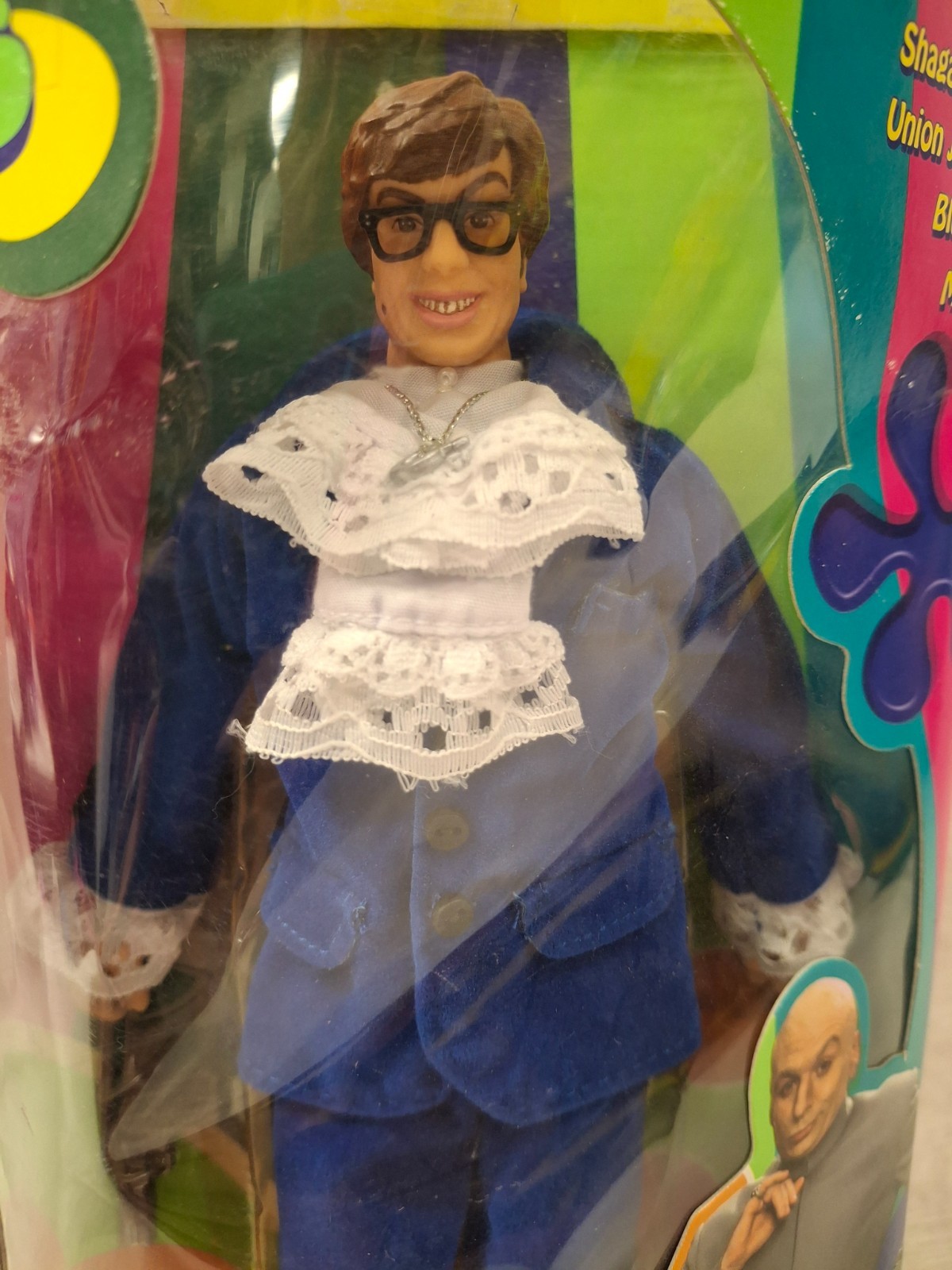 Vintage 1998 Austin Powers Fully Poseable Doll Trendmasters New In Box