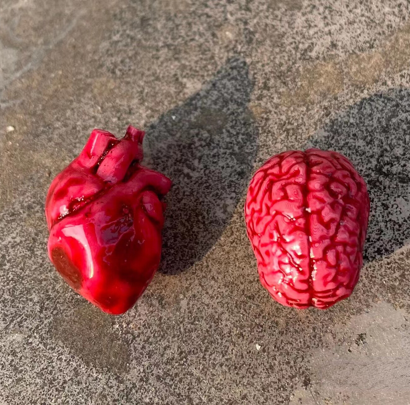 1/6 Scale Dollhouse Miniatures Heart Brain Skeleton Custom Scene Set-Up Soldiers