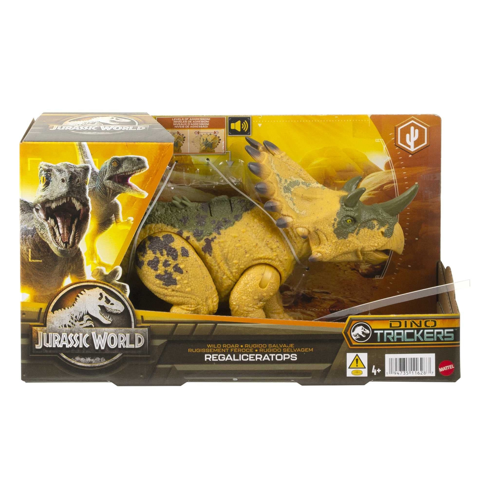 Jurassic World Roar and Attack Medium Dinosaur Toy Figure for Ages 4 and Up