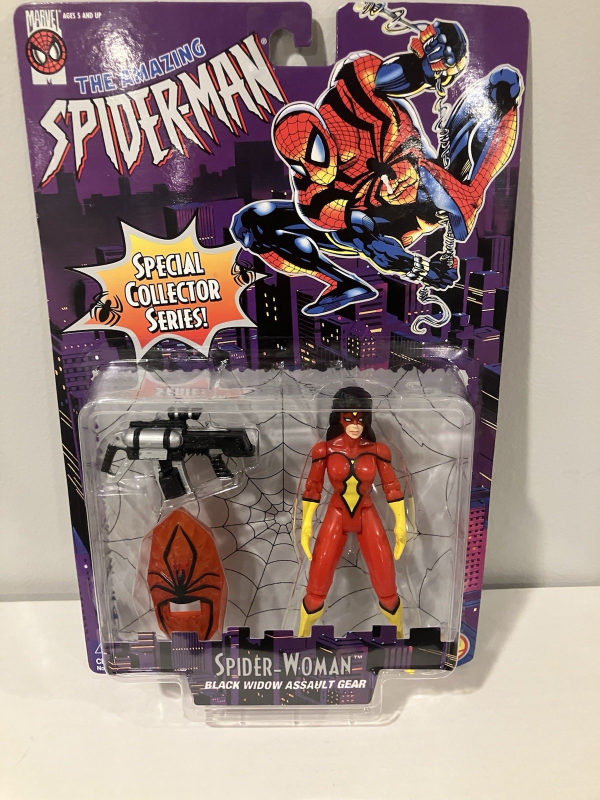 1996 ToyBiz Spider-Man TAS LOT SPIDER-MAN 2099+SPIDER-WOMAN MOSC BRAND NEW DAY !
