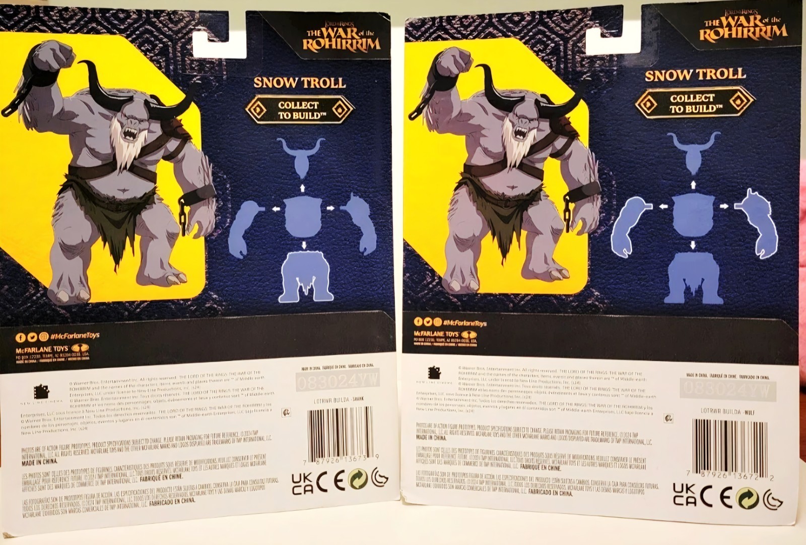 The Lord of the Rings: The War of the Rohirrim Build-A-Figure Bundle of 4 NEW