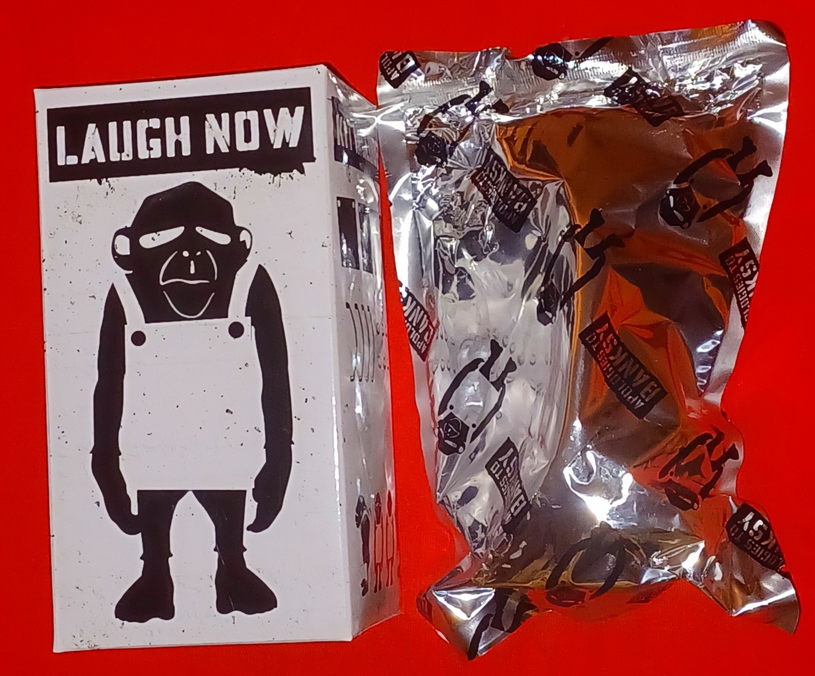 Apologies To Bansky Laugh Now 6&Prime; Monkey Chimp Ape Blank Figure