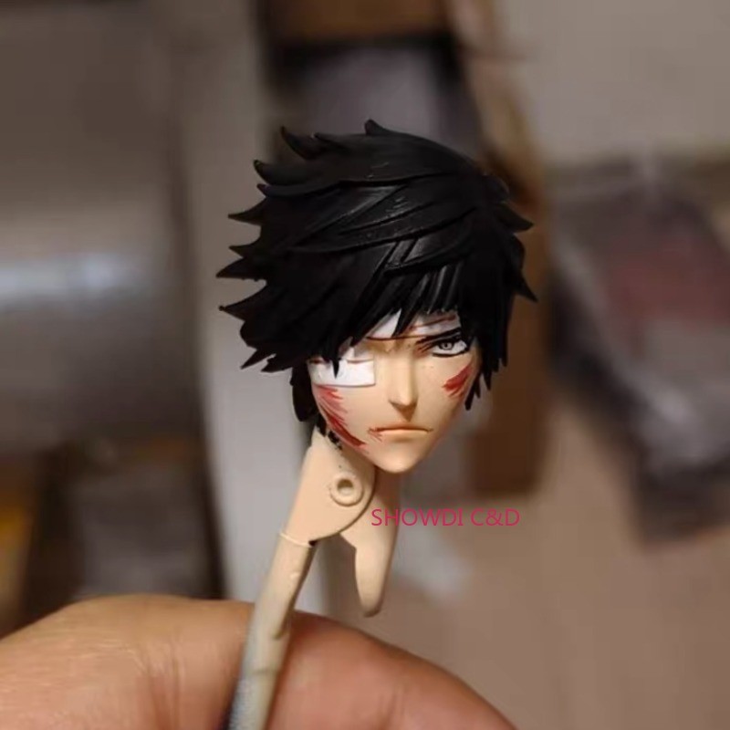 1/12 Jujutsu Kaisen Zenin Maki Head Carving For 6&Prime;SHF Romankey VTOYS Figure Body