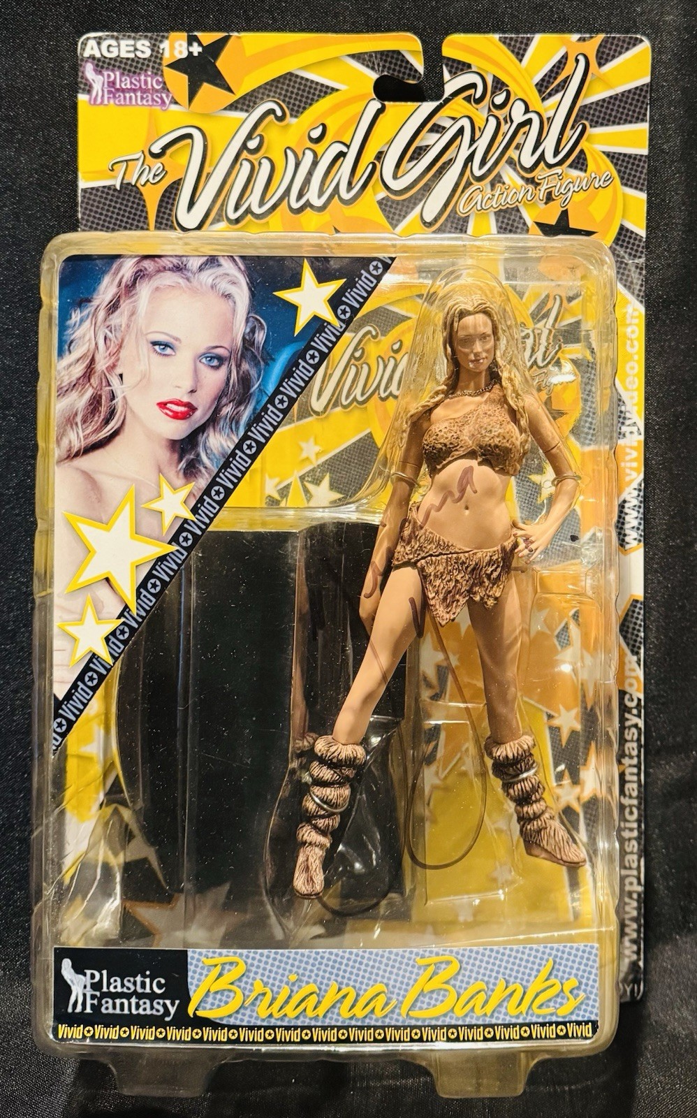 The Vivid Girl BRIANA BANKS Signed ✍️ Action Figure Plastic Fantasy 2003 NIB